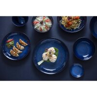 Olympia Luna Mitternachtsblaue Schalen mit Fuß 205mm (4er-Pack)