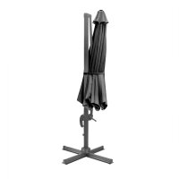 Bolero Venedig Heavy Duty Sonnenschirm Schwarz 3.5m