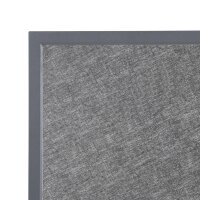 Bolero Black Brushed Mix Outdoor-Tischplatte aus gehärt