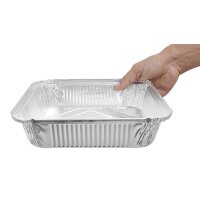 Fiesta Recycelbare tiefe Folienbehälter, 2100 ml (200 Stück)