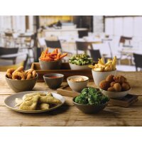 Churchill Stonecast Chip-Becher, grau, 11 oz, 100 mm (12 Stück)