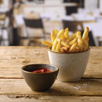 Churchill Stonecast Chip-Becher, Gerstenweiß, 11 oz, 100 mm (12 Stück)