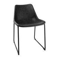 Bolero Rodeo Beistellstühle Schwarz (2 Stück)