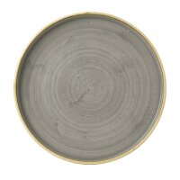 Churchill Stonecast Kochteller mit Wänden, Pfefferkorngrau, 260 mm, (6 Stück)