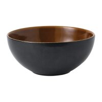 Churchill Nourish Nudelschüssel, schwarzer Onyx, zweifarbig, 183 mm, (6 Stück)