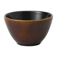Churchill Super Vitrified Nourish, tiefe Schalen, zweifarbig, Zimtbraun, 102 mm (12 Stück)