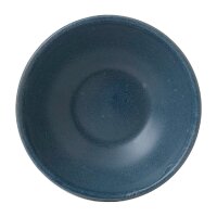 Churchill Super Vitrified Nourish Oslo Contour flache Schüssel, blau, 116 mm, (12 Stück)