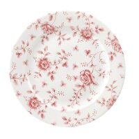 Churchill Rose Chintz Cranberry Plate 10.875&quot;...