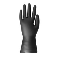 Hygiplas Vinyl Schwarzer, puderfreier Handschuh S...