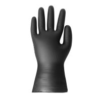 Hygiplas Vinyl Schwarzer, puderfreier Handschuh XL...