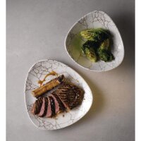 Churchill Studio Prints Kintsugi Achatgraue Lotusschalen 228 mm (12 Stück)