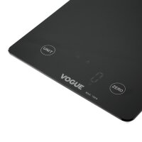 Vogue Digitalwaage Schwarz Rechteckig 10kg