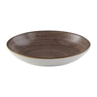 Churchill Stonecast Raw Coupe Schalen Braun 184mm (12 Stück)