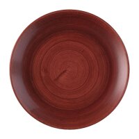 Churchill Stonecast Patina Rot Rost Evolve Coupe Teller 219mm (12 Stück)
