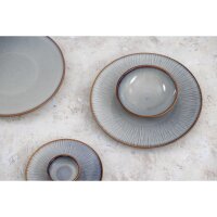 Olympia Drift Grau Schlichte Dipschalen 78mm (8er-Pack)
