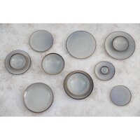 Olympia Drift Grau Geprägte Coupe-Schalen 205mm (4er Pack)