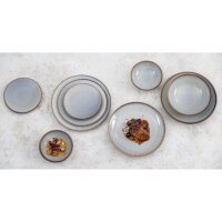 Olympia Drift Grey Embossed Coupe Schalen 155mm (6er-Pack)