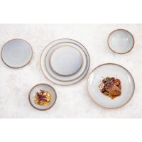 Olympia Drift Grey Embossed Coupe Schalen 155mm (6er-Pack)