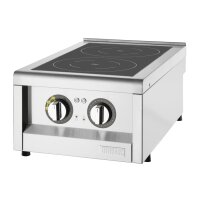 Buffalo 600 Serie Doppelzonen-Induktionskochfeld 3kW
