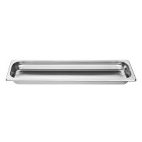 Vogue Edelstahl Gastronorm 2/4 Schale 40mm