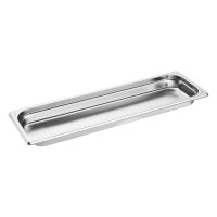 Vogue Edelstahl Gastronorm 2/4 Schale 40mm