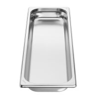 Vogue Edelstahl Gastronorm 2/4 Schale 40mm