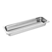 Vogue Edelstahl Gastronorm 2/4 Tray 65mm