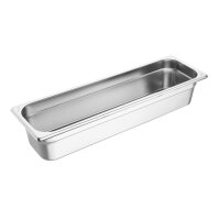 Vogue Edelstahl Gastronorm 2/4 Behälter 100mm