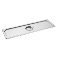 Vogue Edelstahl Gastronorm 2/4 Deckel
