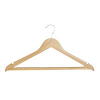 Bolero Natürliche Holzbügel (10er-Pack)