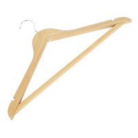 Bolero Natürliche Holzbügel (10er-Pack)