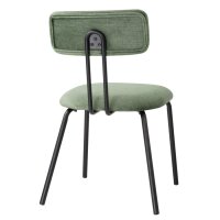 Bolero Fairfield-Stühle, dunkler Walnuss- und Grün-Mix (2er-Pack)