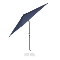 Bolero Seville runder Sonnenschirm, 3 m Durchmesser, Marineblau