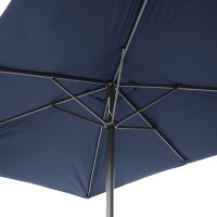 Bolero Seville Quadratischer Sonnenschirm 2x3m Marineblau