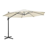 Bolero Venice Hochleistungs-Sonnenschirm, cremefarben, 3,5 m
