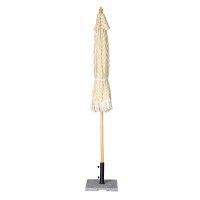 Bolero Sicily runder gestreifter Sonnenschirm, 2,5 m Durchmesser