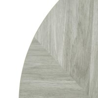 Bolero, vorgebohrte runde Tischplatte im Chevron-Design, 600 mm
