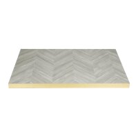 Bolero rechteckige Tischplatte im Chevron-Design, 1100 mm x 700 mm