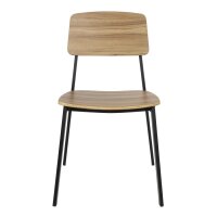 Bolero Beaufort Esszimmerstühle aus Holz für den Innenbereich (2er-Pack)