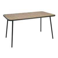 Bolero Santorini Rechteckiger Tisch in Holzoptik, 1400 mm