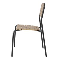 Bolero Santorini Outdoor-Stühle in Holzoptik (4er-Pack)
