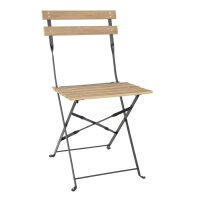 Bolero Klappstühle im Pavement-Stil, Holzoptik,...