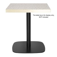 Bolero Schwarzes Tischgestell aus Gusseisen 720x600mm