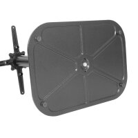 Bolero Schwarzer Gusseisentischfuß 720x420x600mm