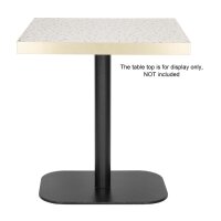 Bolero Schwarzer Gusseisentischfuß 720x420x600mm