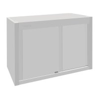 Vogue Hängeschrank Edelstahl 650x900x400mm