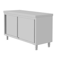 Vogue Standbodenschrank Edelstahl 900x1500x600mm