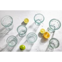 Olympia Orleans-Becher aus recyceltem Glas, 500 ml, 6 Stück