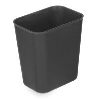 Bolero Hotel-/Büromülleimer 14Ltr Schwarz 2