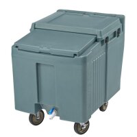 Cambro ICS125L Eisbehälter mit Schiebedeckel, Schieferblau